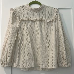 Women’s Madewell Lacey Cream Top